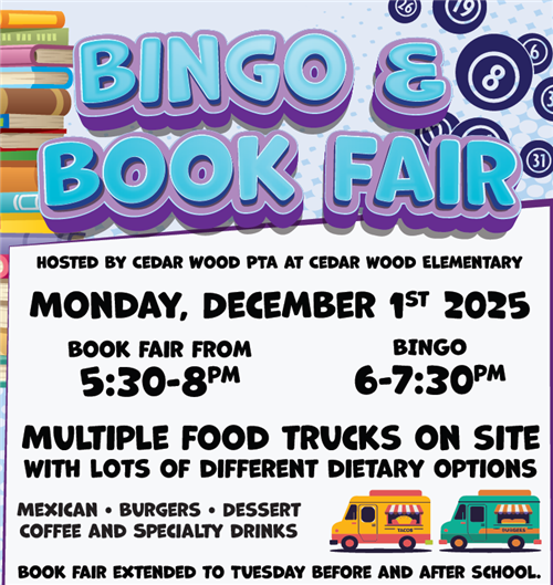 Bingo Book Fair Flyer
